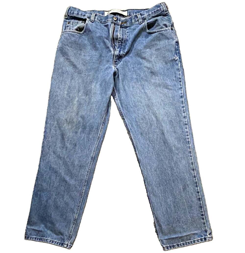 Vintage Y2K Arizona Jean Co Mens Actual 36x31 Light Wash Relaxed 100% Cotton